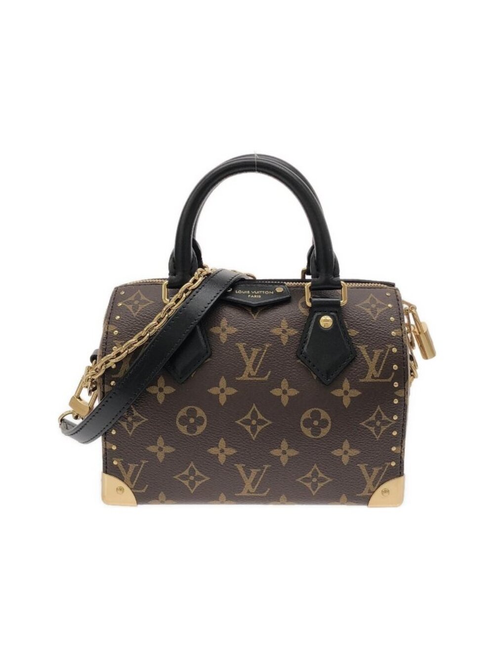 Louis Vuitton Monogram Reverse Speedy Trunk 20 Boston Bag